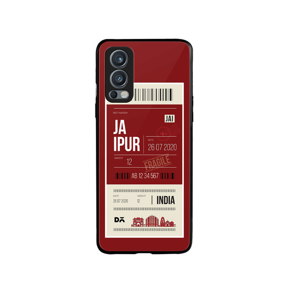 

DailyObjects Jaipur City Tag Glass Case Cover For OnePlus Nord 2
