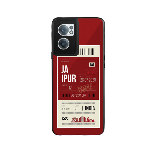 

DailyObjects Jaipur City Tag Glass Case Cover For OnePlus Nord CE 2