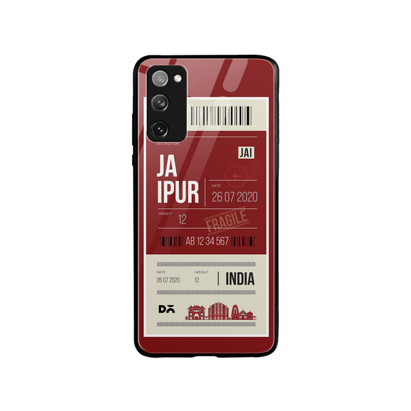 

DailyObjects Jaipur City Tag Glass Case Cover For Samsung Galaxy S20 FE