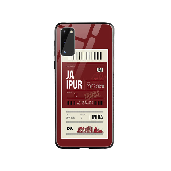 

DailyObjects Jaipur City Tag Glass Case Cover For Samsung Galaxy S20