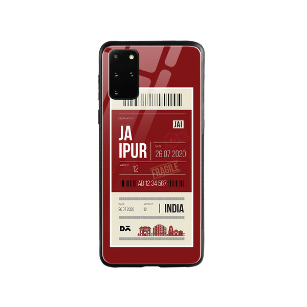 

DailyObjects Jaipur City Tag Glass Case Cover For Samsung Galaxy S20 Plus
