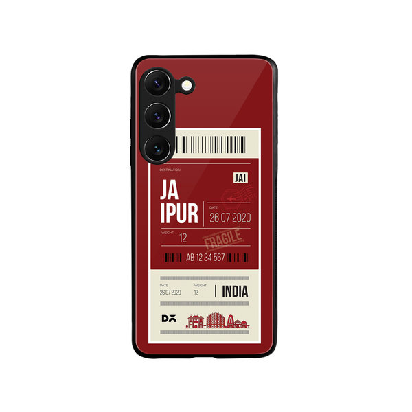 

DailyObjects Jaipur City Tag Glass Case Cover For Samsung Galaxy S23