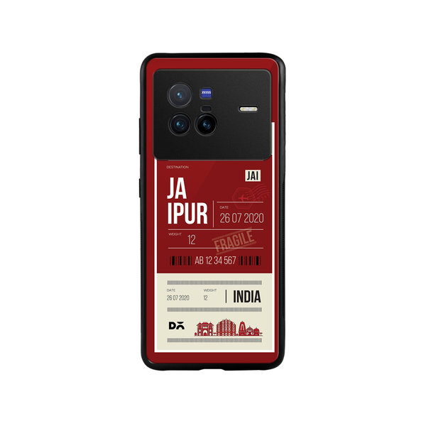 

DailyObjects Jaipur City Tag Glass Case Cover For Vivo X80