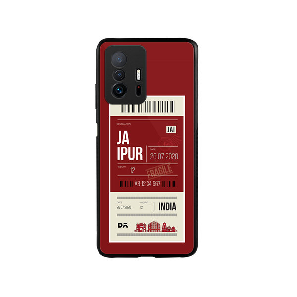 

DailyObjects Jaipur City Tag Glass Case Cover For Xiaomi 11T