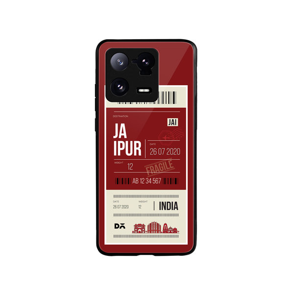 

DailyObjects Jaipur City Tag Glass Case Cover For Xiaomi 13 Pro