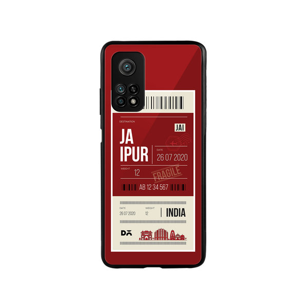 

DailyObjects Jaipur City Tag Glass Case Cover For Xiaomi Mi 10T