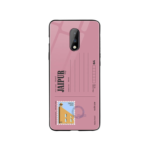 

DailyObjects Jaipur Jantar Mantar Postcard Glass Case Cover For OnePlus 7