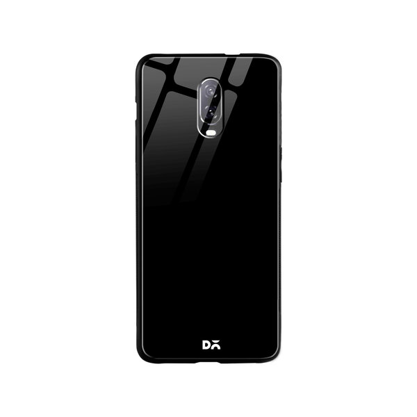

DailyObjects Jet Black Glass Case Cover For OnePlus 7