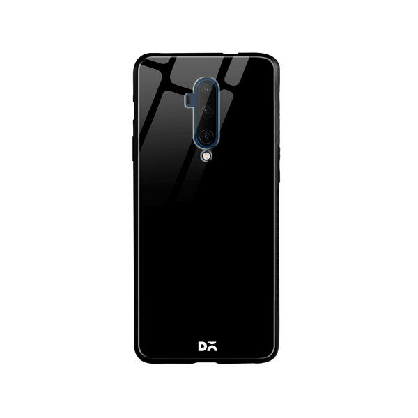 

DailyObjects Jet Black Glass Case Cover For OnePlus 7T Pro