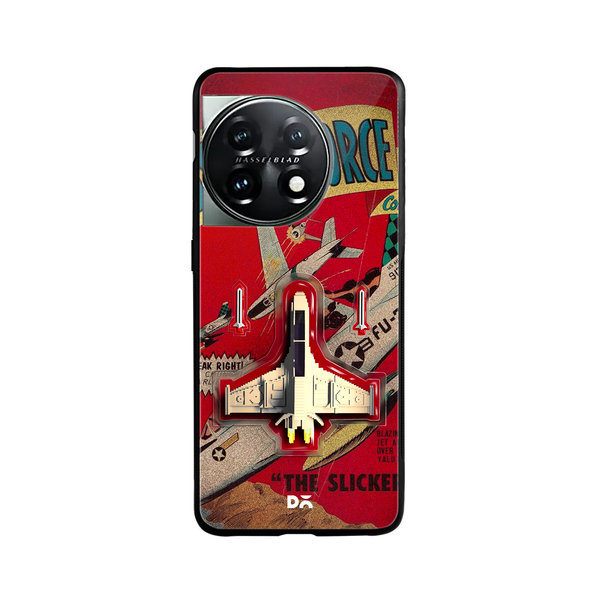 

DailyObjects Jet Ranger Glass Case Cover For OnePlus 11 5G