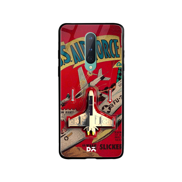 

DailyObjects Jet Ranger Glass Case Cover For OnePlus 8