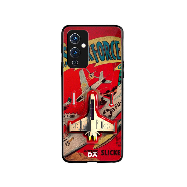 

DailyObjects Jet Ranger Glass Case Cover For OnePlus 9