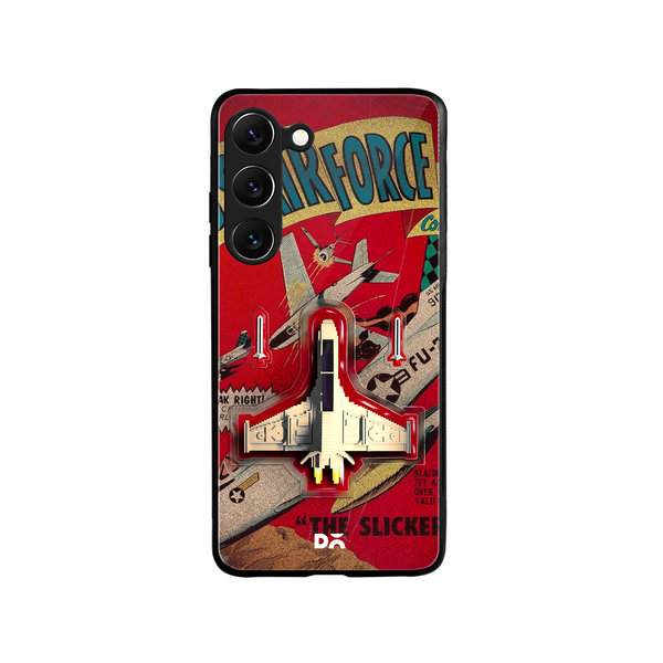 

DailyObjects Jet Ranger Glass Case Cover For Samsung Galaxy S23 Plus