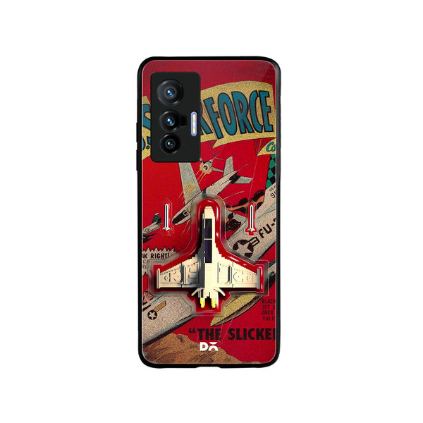 

DailyObjects Jet Ranger Glass Case Cover For Vivo X70