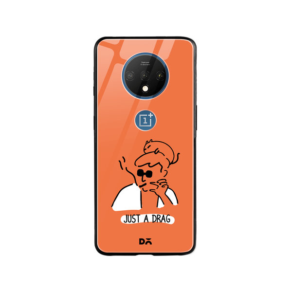 

DailyObjects Just A Drag Glass Case Cover For OnePlus 7T
