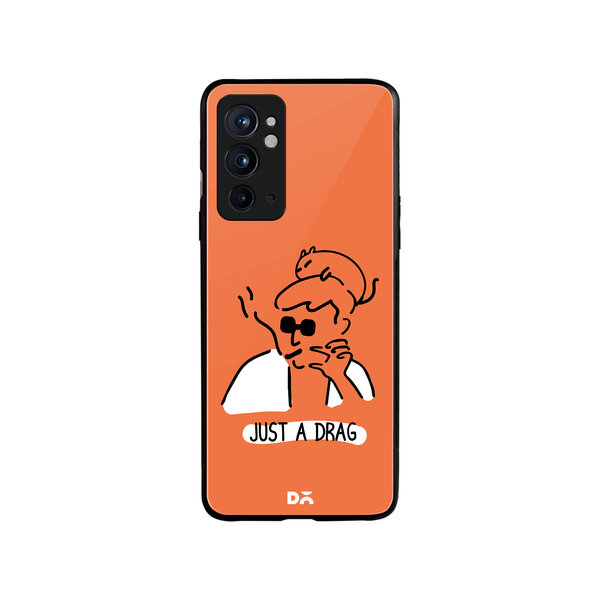 

DailyObjects Just A Drag Glass Case Cover For OnePlus 9RT