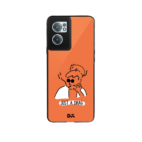 

DailyObjects Just A Drag Glass Case Cover For OnePlus Nord CE 2