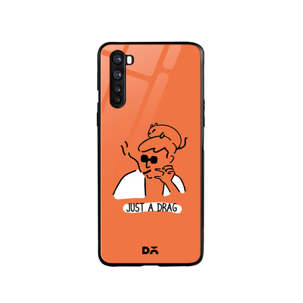 

DailyObjects Just A Drag Glass Case Cover For OnePlus Nord