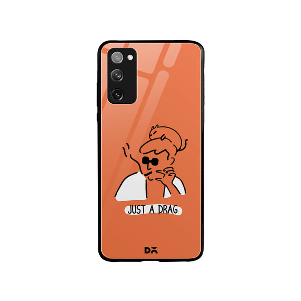 

DailyObjects Just A Drag Glass Case Cover For Samsung Galaxy S20 FE