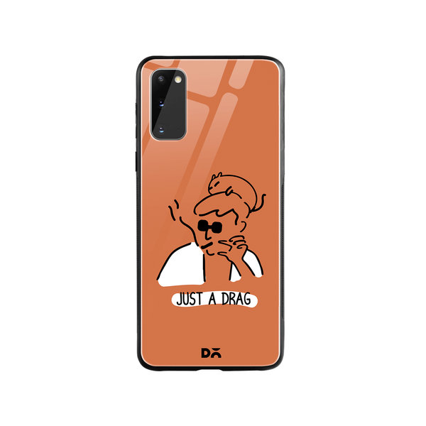 

DailyObjects Just A Drag Glass Case Cover For Samsung Galaxy S20