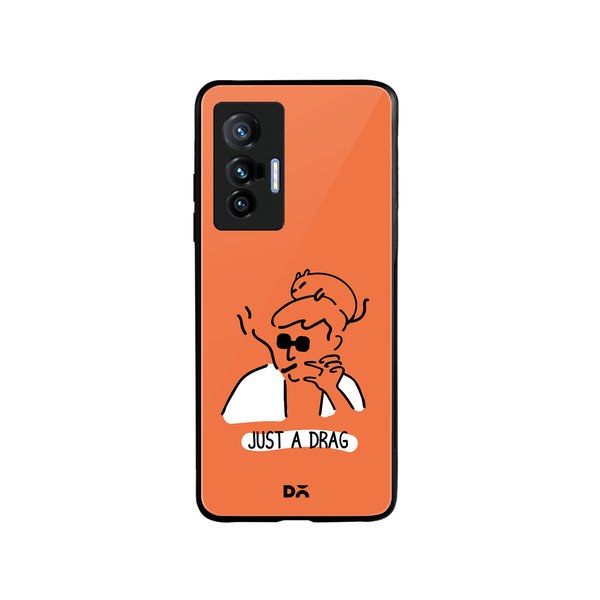 

DailyObjects Just A Drag Glass Case Cover For Vivo X70