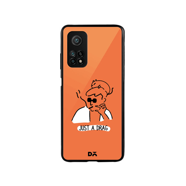 

DailyObjects Just A Drag Glass Case Cover For Xiaomi Mi 10T
