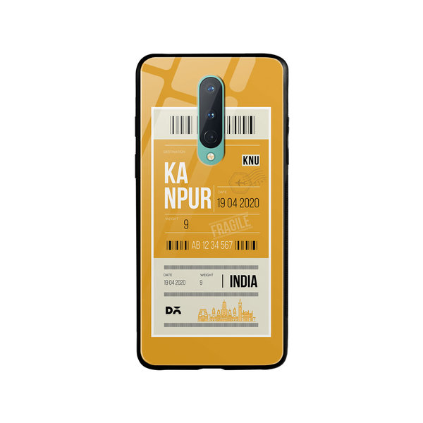 

DailyObjects Kanpur City Tag Glass Case Cover For OnePlus 8