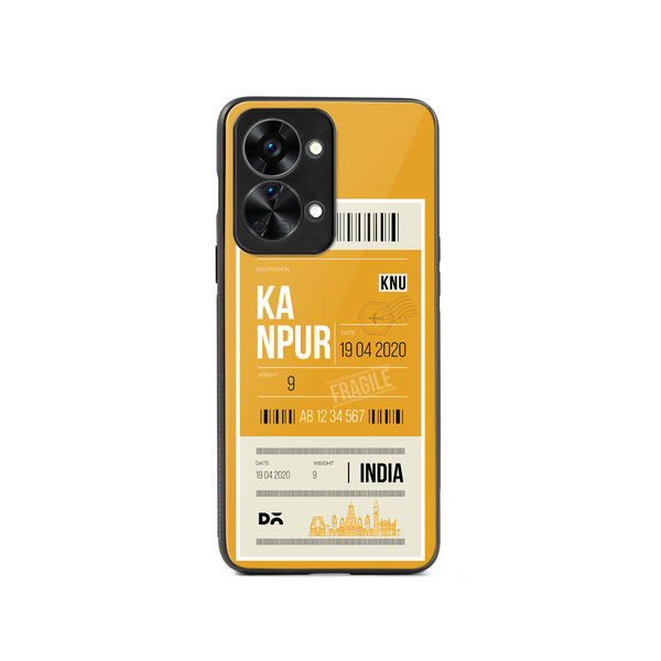 

DailyObjects Kanpur City Tag Glass Case Cover For OnePlus Nord 2T