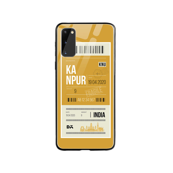 

DailyObjects Kanpur City Tag Glass Case Cover For Samsung Galaxy S20
