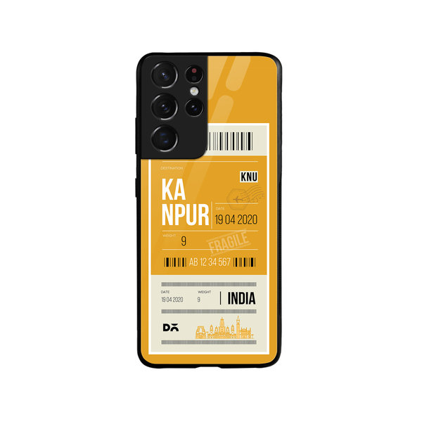 

DailyObjects Kanpur City Tag Glass Case Cover For Samsung Galaxy S21 Ultra