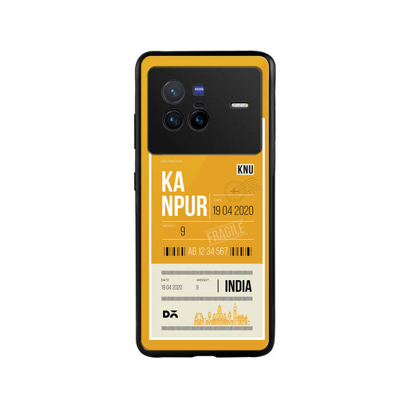 

DailyObjects Kanpur City Tag Glass Case Cover For Vivo X80