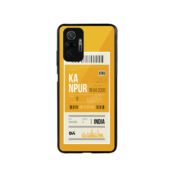 

DailyObjects Kanpur City Tag Glass Case Cover For Xiaomi Redmi Note 10 Pro