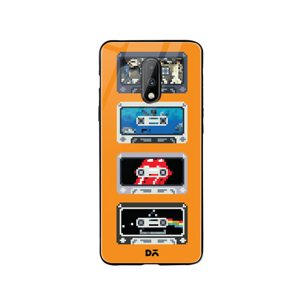

DailyObjects Kidcassette Glass Case Cover For OnePlus 7