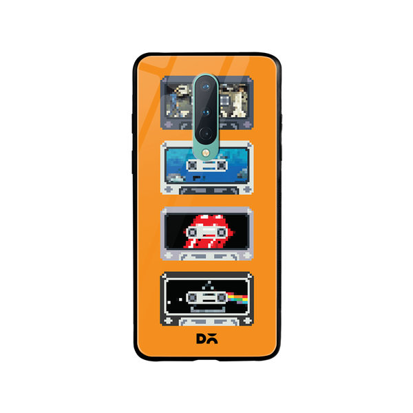 

DailyObjects Kidcassette Glass Case Cover For OnePlus 8
