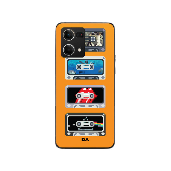 

DailyObjects Kidcassette Glass Case Cover For Oppo F21 Pro