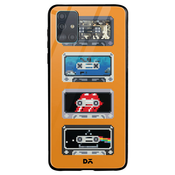 

DailyObjects Kidcassette Glass Case Cover For Samsung Galaxy A51