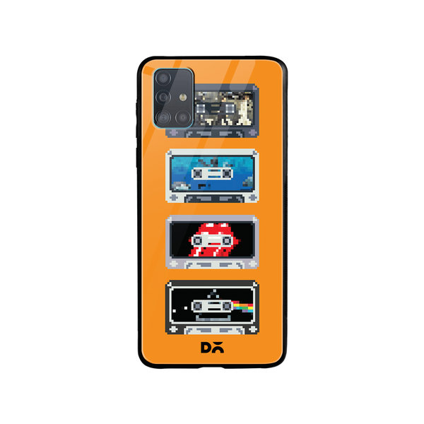 

DailyObjects Kidcassette Glass Case Cover For Samsung Galaxy A71