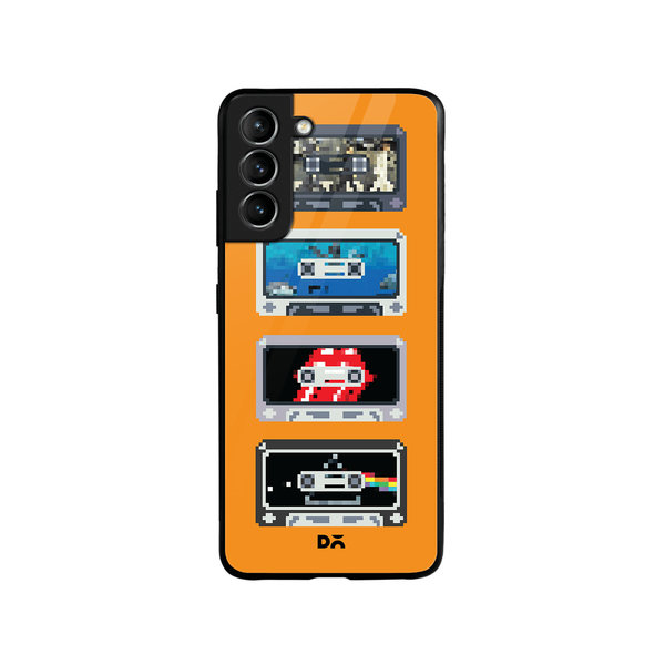 DailyObjects Kidcassette Glass Case Cover For Samsung Galaxy S21 FE