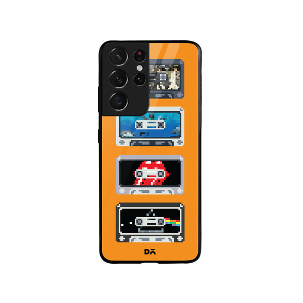 

DailyObjects Kidcassette Glass Case Cover For Samsung Galaxy S21 Ultra