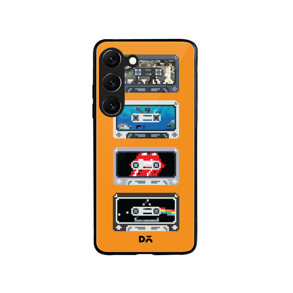 

DailyObjects Kidcassette Glass Case Cover For Samsung Galaxy S23 Plus