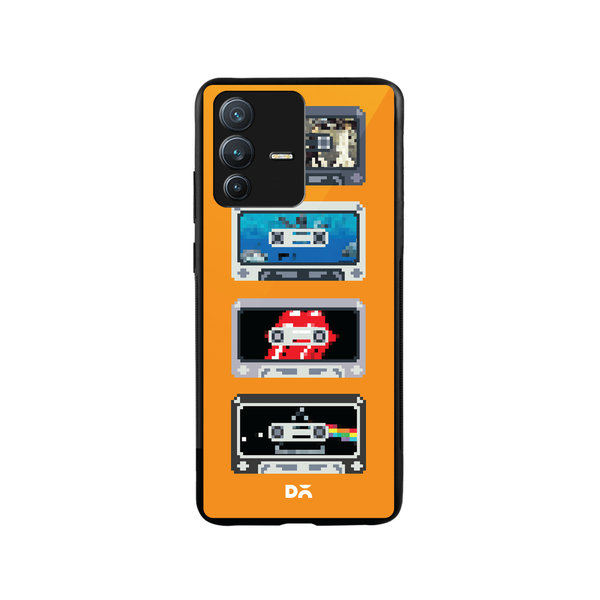 DailyObjects Kidcassette Glass Case Cover For Vivo V23 Pro