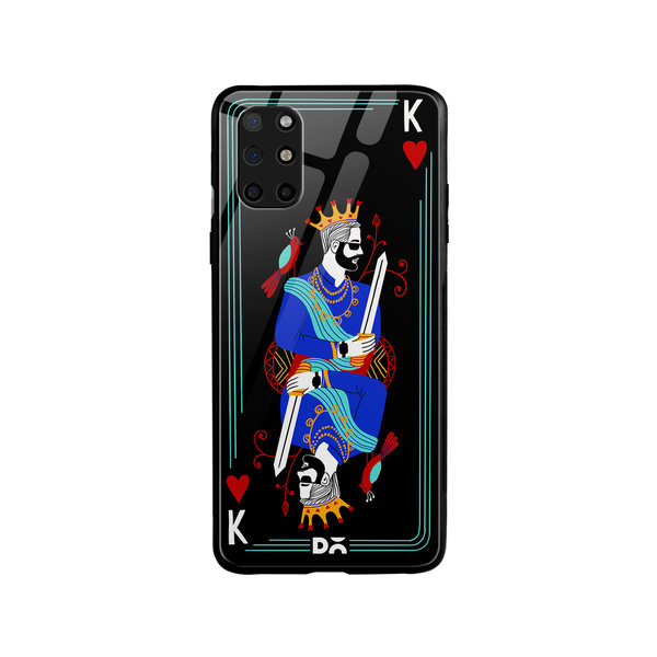 

DailyObjects King Of Hearts Glass Case Cover For OnePlus 8T