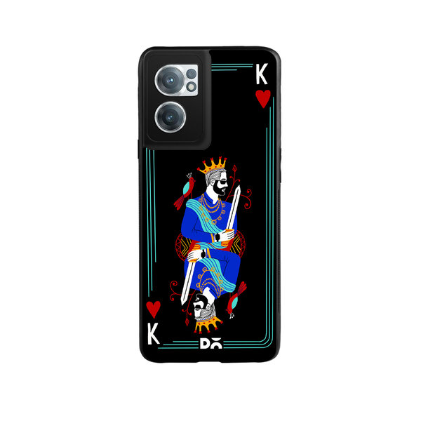 

DailyObjects King Of Hearts Glass Case Cover For OnePlus Nord CE 2