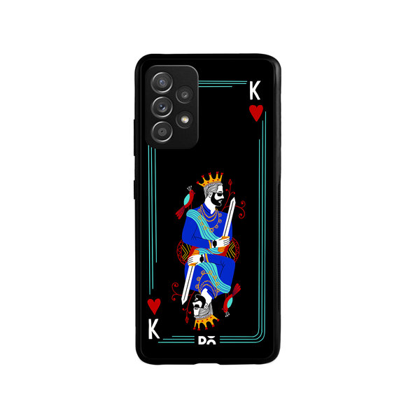 

DailyObjects King Of Hearts Glass Case Cover For Samsung Galaxy A53
