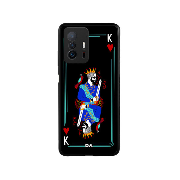 

DailyObjects King Of Hearts Glass Case Cover For Xiaomi 11T