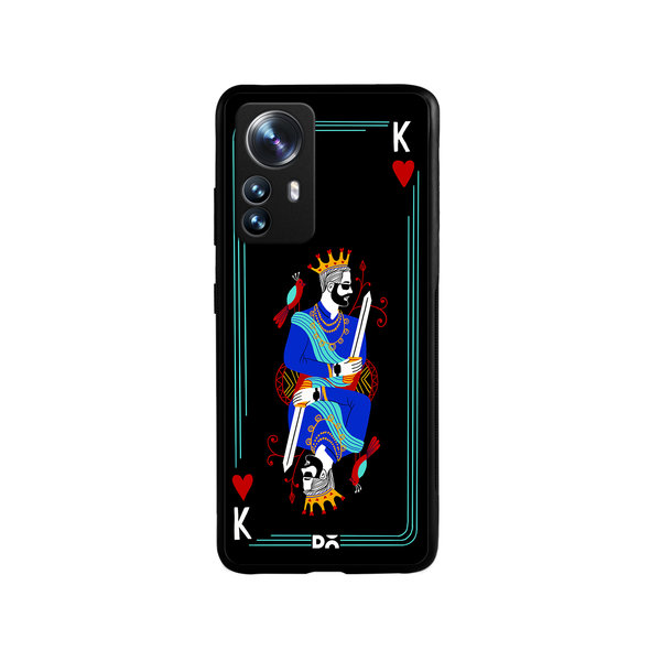 

DailyObjects King Of Hearts Glass Case Cover For Xiaomi 12 Pro