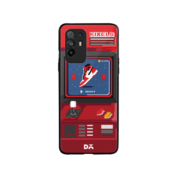 

DailyObjects Kixel Arcade 1.0 Glass Case Cover For Oppo F19 Pro Plus