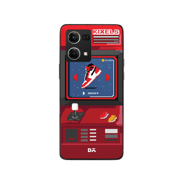 

DailyObjects Kixel Arcade 1.0 Glass Case Cover For Oppo Reno 7