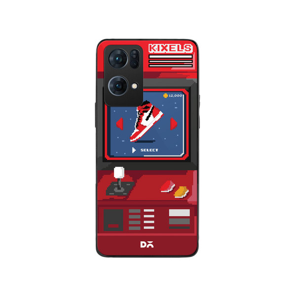 

DailyObjects Kixel Arcade 1.0 Glass Case Cover For Oppo Reno 7 Pro