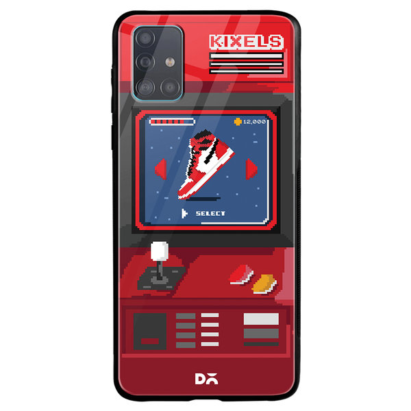 

DailyObjects Kixel Arcade 1.0 Glass Case Cover For Samsung Galaxy A51
